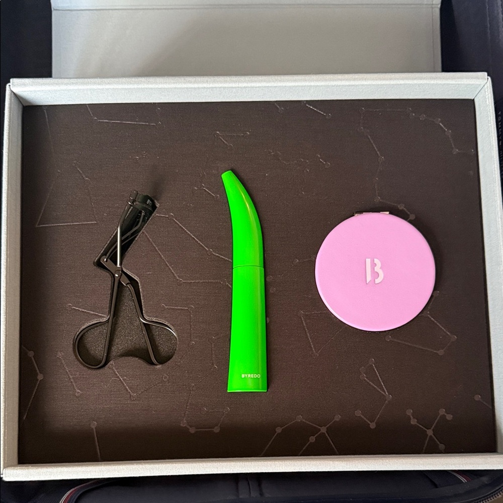 Byredo Green Mascara and Pink Compact Set